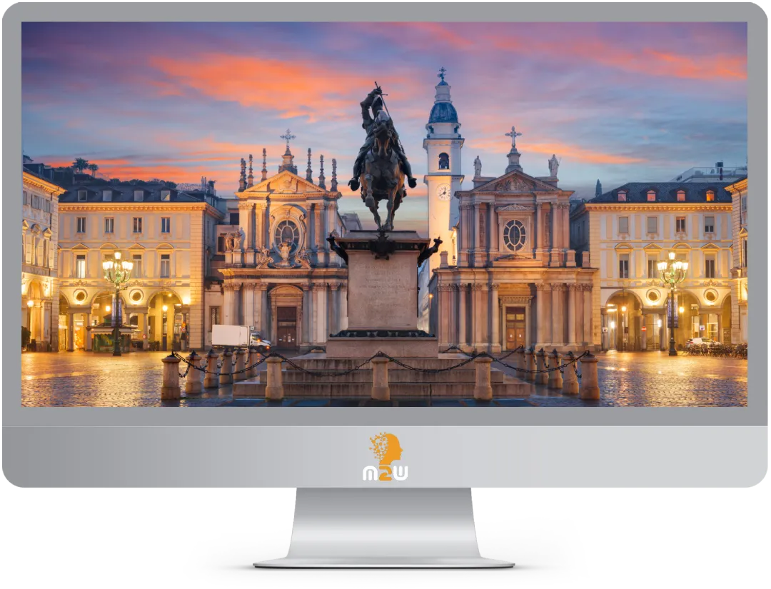 Computer con Immagine di Torino, creazione siti web a Torino